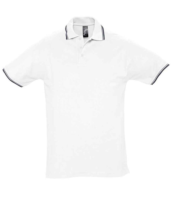 SOL'S Practice Tipped Cotton Pique Polo Shirt