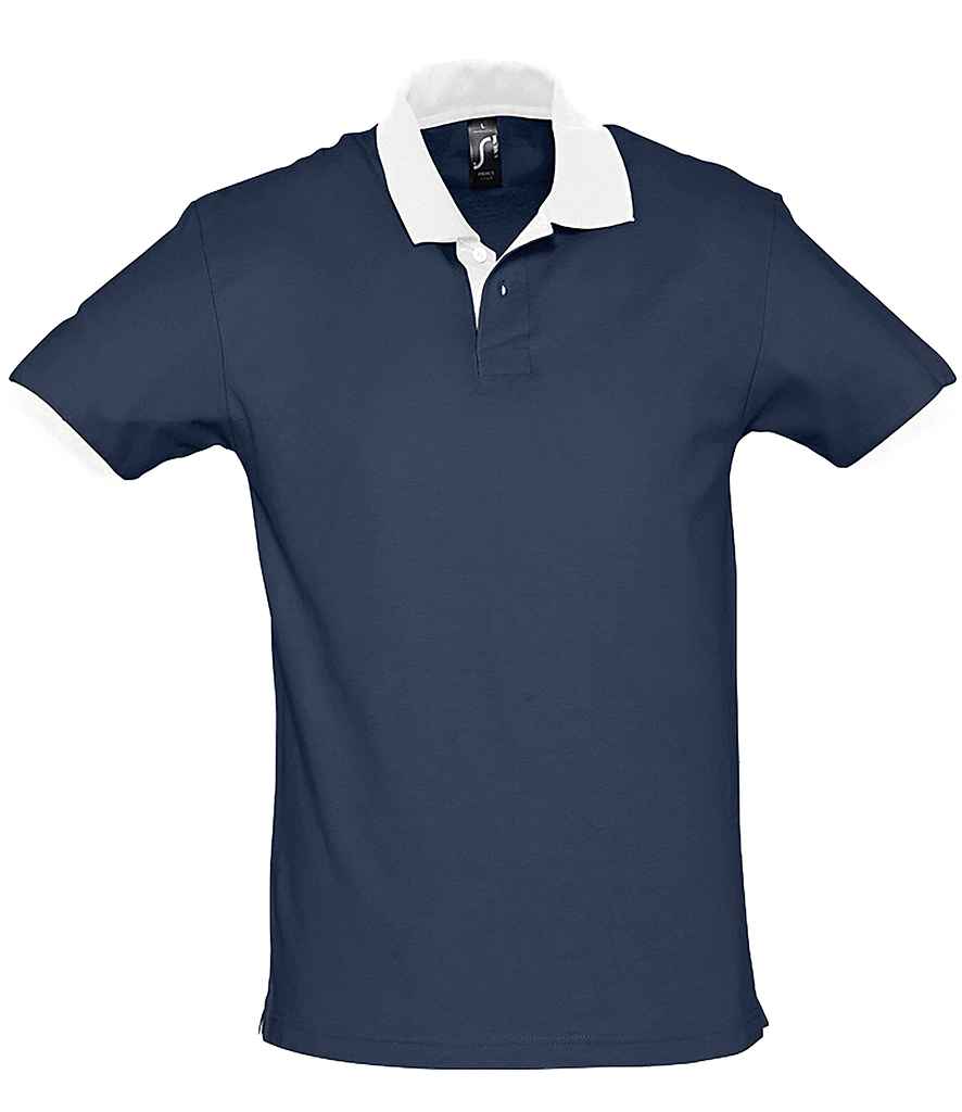 SOL'S Prince Contrast Cotton Piqu√© Polo Shirt