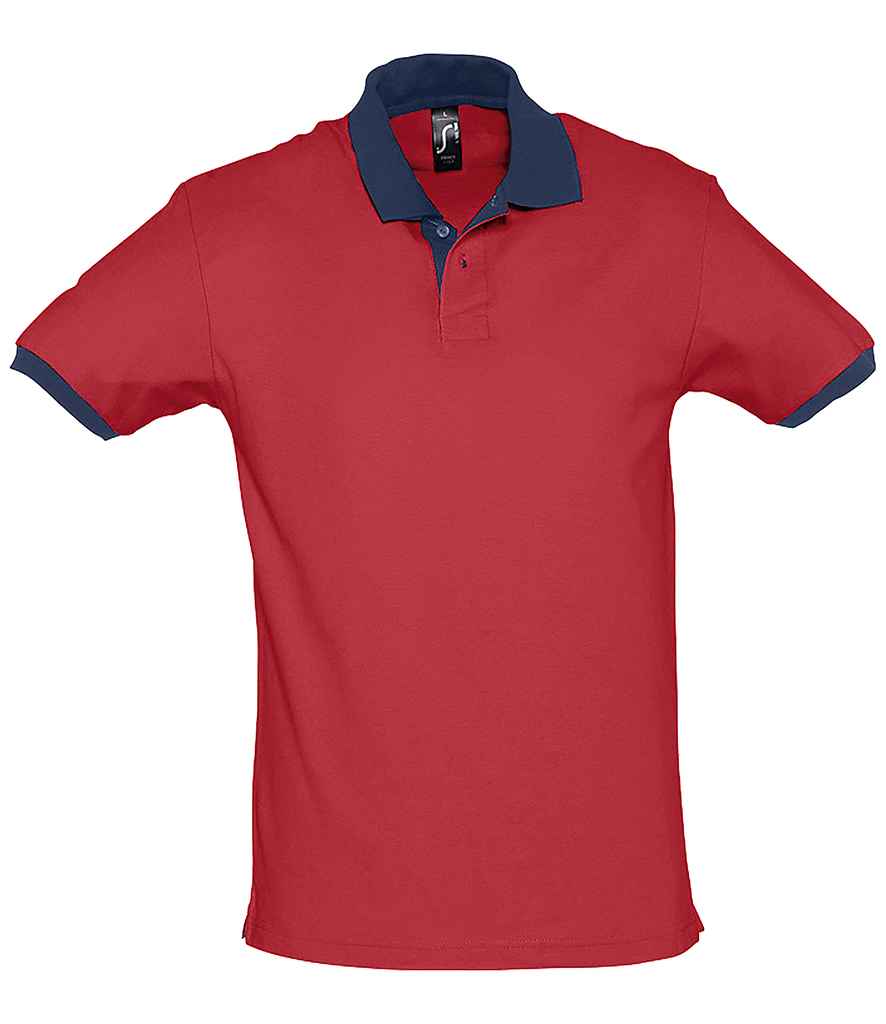SOL'S Prince Contrast Cotton Piqu√© Polo Shirt