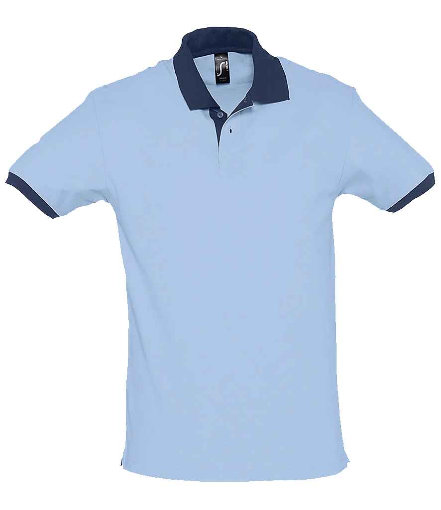 SOL'S Prince Contrast Cotton Piqu√© Polo Shirt