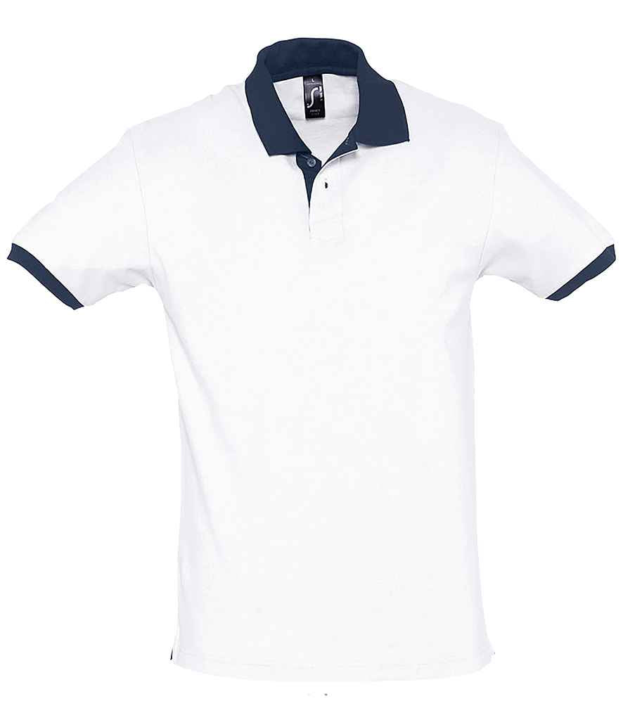 SOL'S Prince Contrast Cotton Piqu√© Polo Shirt