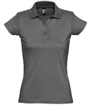 SOL'S Ladies Prescott Cotton Jersey Polo Shirt-17