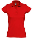 SOL'S Ladies Prescott Cotton Jersey Polo Shirt-20
