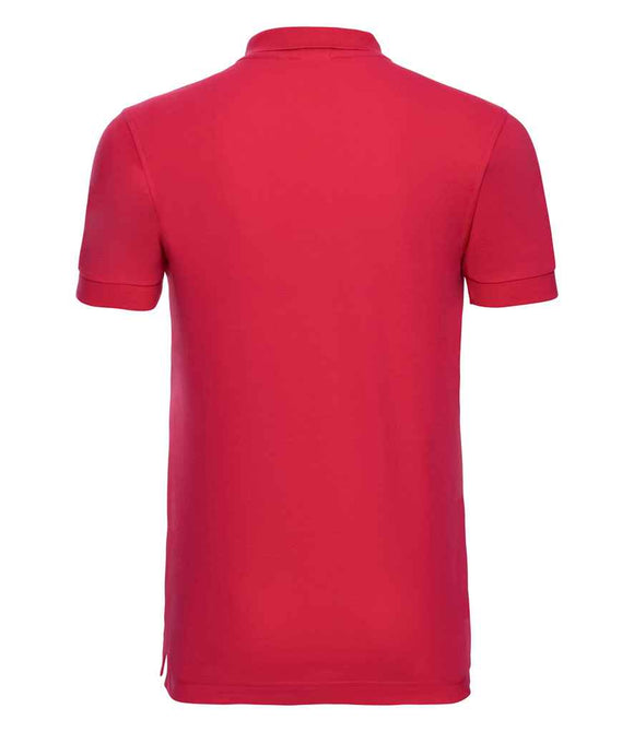 Russell Stretch Pique Polo Shirt