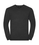 Russell Collection Cotton Acrylic V Neck Sweater-8