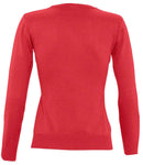 SOL'S Ladies Galaxy Cotton Acrylic V Neck Sweater-12