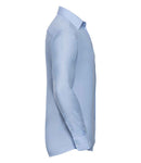 Russell Collection Long Sleeve Tailored Oxford Shirt-10
