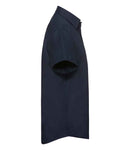Russell Collection Short Sleeve Tailored Oxford Shirt-13