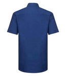 Russell Collection Short Sleeve Tailored Oxford Shirt-15