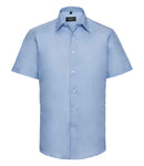Russell Collection Short Sleeve Tailored Oxford Shirt-8