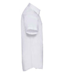 Russell Collection Short Sleeve Tailored Oxford Shirt-7