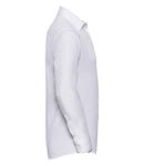 Russell Collection Long Sleeve Tailored Poplin Shirt-7