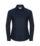 Russell Collection Ladies Long Sleeve Easy Care Oxford Shirt-12