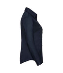 Russell Collection Ladies Long Sleeve Easy Care Oxford Shirt-14