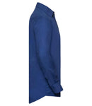 Russell Collection Long Sleeve Easy Care Oxford Shirt-16