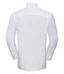 Russell Collection Long Sleeve Easy Care Oxford Shirt-6