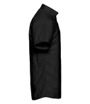 Russell Collection Short Sleeve Easy Care Oxford Shirt-4