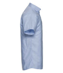 Russell Collection Short Sleeve Easy Care Oxford Shirt-10