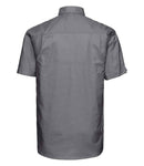 Russell Collection Short Sleeve Easy Care Oxford Shirt-18