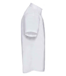Russell Collection Short Sleeve Easy Care Oxford Shirt-7