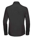 Russell Collection Ladies Long Sleeve Easy Care Poplin Shirt-3