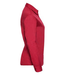 Russell Collection Ladies Long Sleeve Easy Care Poplin Shirt-22