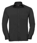 Russell Collection Long Sleeve Easy Care Poplin Shirt-2