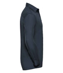 Russell Collection Long Sleeve Easy Care Poplin Shirt-13
