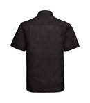Russell Collection Short Sleeve Easy Care Poplin Shirt-3