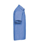 Russell Collection Short Sleeve Easy Care Poplin Shirt-10