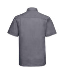 Russell Collection Short Sleeve Easy Care Poplin Shirt-15