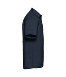 Russell Collection Short Sleeve Easy Care Poplin Shirt-13