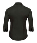 Russell Collection Ladies 3/4 Sleeve Easy Care Fitted Shirt-3