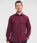 Russell Collection Long Sleeve Easy Care Fitted Shirt-1