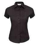 Russell Collection Ladies Short Sleeve Easy Care Fitted Shirt-2
