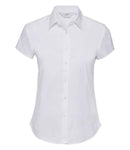 Russell Collection Ladies Short Sleeve Easy Care Fitted Shirt-5
