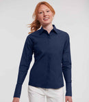 Russell Collection Ladies Ultimate Stretch Shirt-1