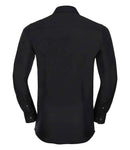 Russell Collection Long Sleeve Ultimate Stretch Shirt | Black-3