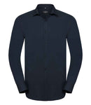 Russell Collection Long Sleeve Ultimate Stretch Shirt | Black-8