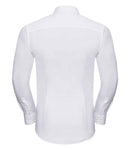 Russell Collection Long Sleeve Ultimate Stretch Shirt | Black-6