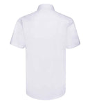 Russell Collection Short Sleeve Herringbone Shirt-3