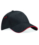 Beechfield Ultimate 5 Panel Cap with Sandwich Peak-2