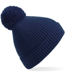 Beechfield Engineered Knit Ribbed Pom Pom Beanie-7