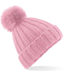 Beechfield Verbier Fur Pop Pom Beanie-3