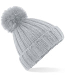 Beechfield Verbier Fur Pop Pom Beanie-4