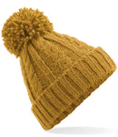 Beechfield Cable Knit Melange Beanie-5