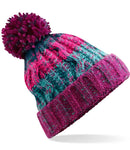 Beechfield Corkscrew Pom Pom Beanie-12