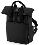BagBase Recycled Mini Twin Handle Roll-Top Backpack-8