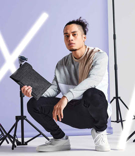 BG727 Charcoal Melange Model