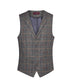 Grey Brown Check